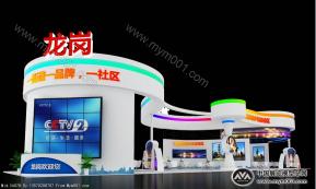龙岗展览模型图片