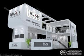 宝瑞安防展双层展台模型图片