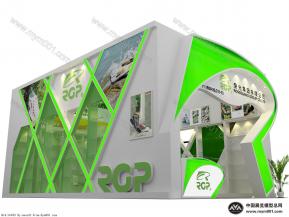 荣光鞋展位模型图片