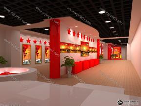 咸安公安局展厅3D模型图片