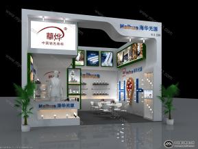 迪盈灯光照明展台模型图片