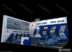 总参六十所展台模型图片