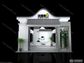 华蟾素医药展台模型图片