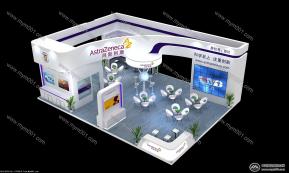 阿斯利康展览模型图片