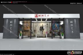 佛事展祥狮展台设计