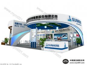 山河药辅展览模型