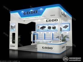 GODO港大展台模型