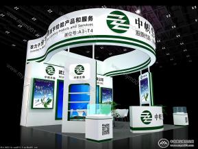 中帜生物医疗展台模型
