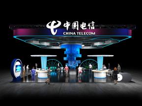 中国电信展台设计方案