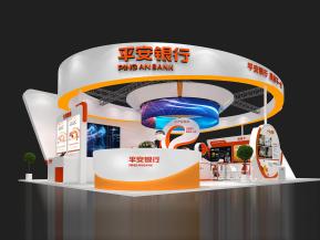 平安银行展览模型