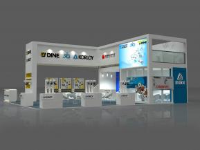 DINE陶特新科技展台模型