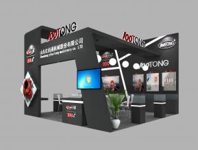 仪器设备展 ptc展 创意 科技风 36平展台 亿佰通