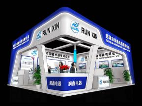 润鑫电器展览模型图片