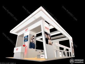 众联光学眼镜展览模型图片