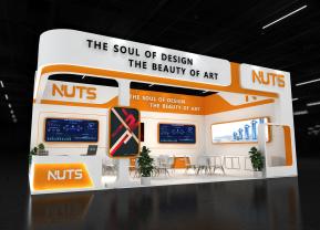 现代展览 展示 展台 NUTS 科技展台 电子科技  展厅