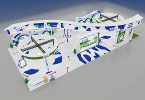 花花牛展台设计