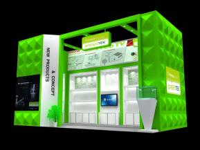 GREENTEK展台模型