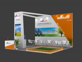 光伏展朝日展台设计方案