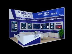 天彦通信展览模型