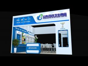 百合卫生展览模型