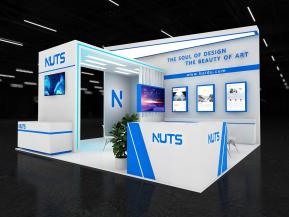 现代展览 展示 展台 NUTS 科技展台 电子科技  展厅