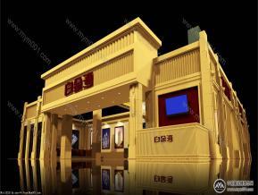 白金湾展览模型图片