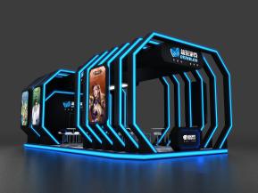 益玩游戏展览模型