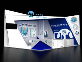 蓝畅科技展览模型