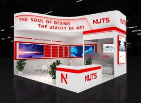现代展览 展示 展台 NUTS 科技展台 电子科技  展厅