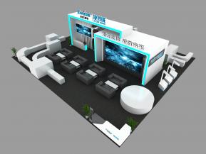 捷智成机械展台模型