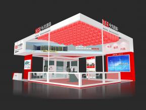 今天国际展台展览模型