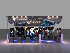 游戏手办展会展览设计