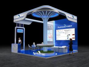 半岛医疗展览模型