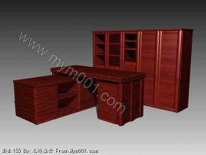 办公台模型
