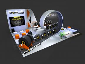 风神轮胎展览模型