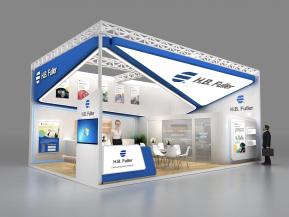 H.B.Fuller展台模型