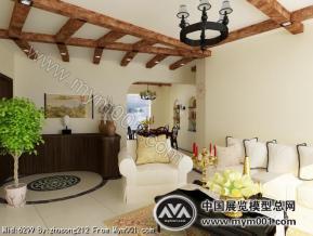 地中海家居整套模型