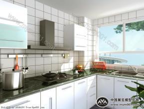 现代式的厨房