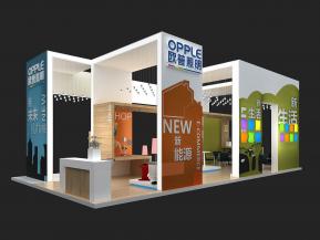 欧普照明展台模型