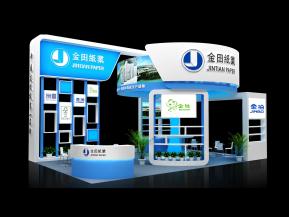 金田纸业展览模型