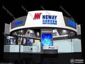 纽威数控展览模型图片