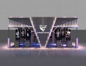 游戏手办展会展览设计