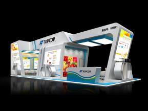 TOPCON展台模型