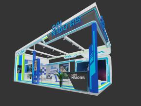 菜鸟驿站展台模型