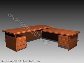 办公台模型免费下载