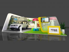 时尚旅游展览模型