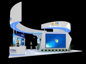 中国电信展览模型