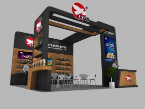 诺士润滑油展台模型