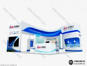 流线型展台 168㎡