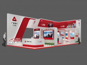 广发银行展览模型